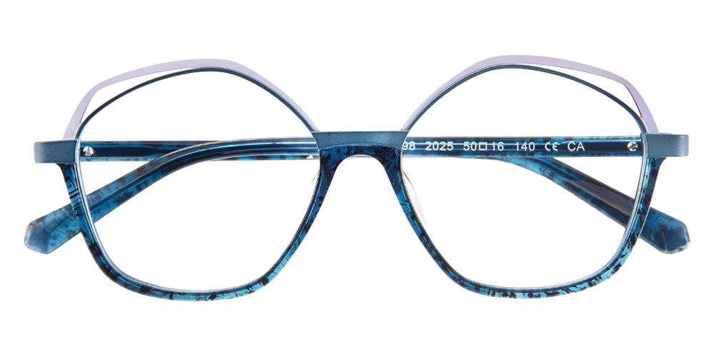 J.F. Rey PA098 2025 50 - Blue Night/Green/Lilac #id:jfrpa0982025_s:102100