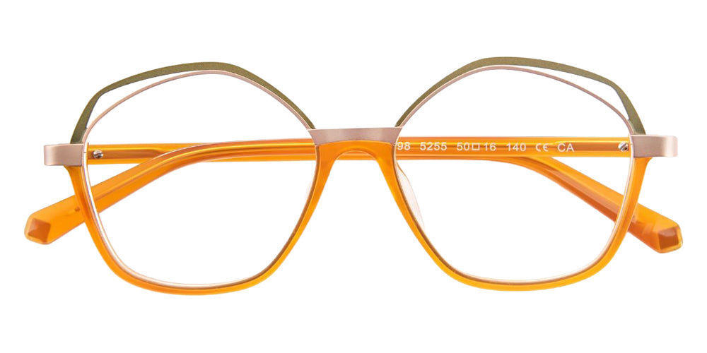 J.F. Rey PA098 5255 50 - Honey/Rose Gold/Olive #id:jfrpa0985255_s:108100