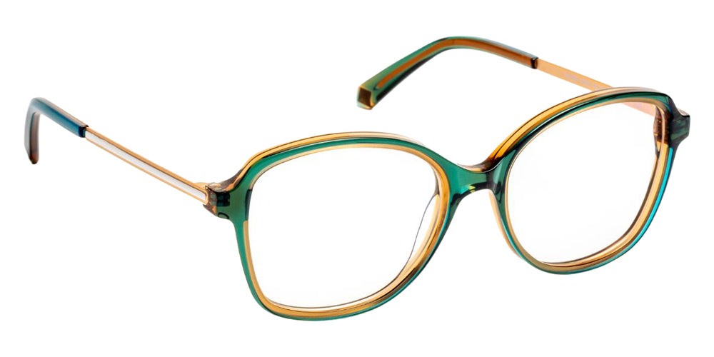 J.F. Rey PA099 4089 49 - Green/Satin Gold/White #id:jfrpa0994089_s:102100