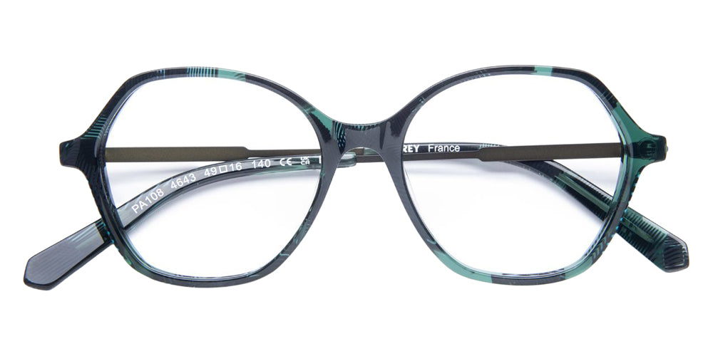 J.F. Rey PA108 4643 49 - Tortoiseshell Green/Khaki #id:jfrpa1084643_s:102100