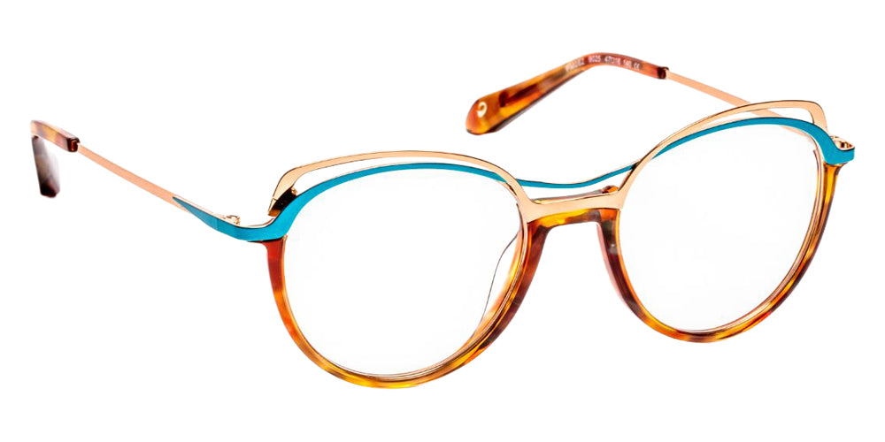 J.F. Rey PM082 9025 47 - Tortoiseshell Blond/Turquoise/Rose Gold Shiny #id:jfrpm0829025_s:102100