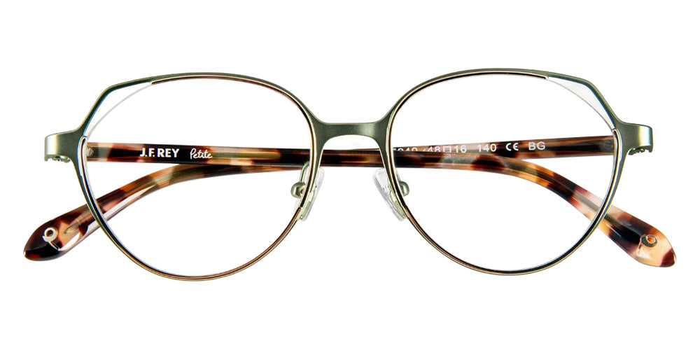 J.F. Rey PM087 5040 48 - Gold Shiny/Green Pastel Satin #id:jfrpm0875040_s:104100