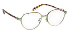 J.F. Rey PM087 5040 48 - Gold Shiny/Green Pastel Satin #id:jfrpm0875040_s:104105