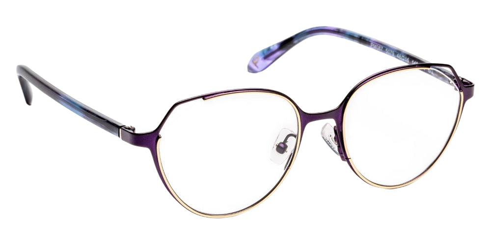 J.F. Rey PM087 5079 48 - Gold Shiny/Plum Satin #id:jfrpm0875079_s:106105