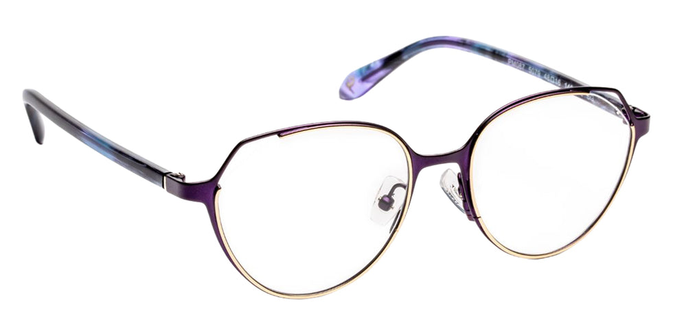 J.F. Rey PM087 5079 48 - Gold Shiny/Plum Satin #id:jfrpm0875079_s:106105