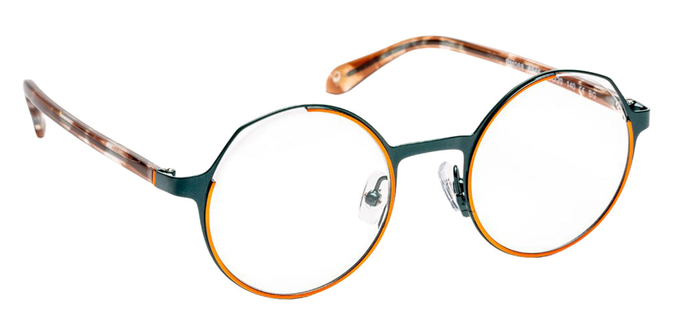 J.F. Rey PM088 6945 45 - Orange Shiny/Blue Green Satin #id:jfrpm0886945_s:104100