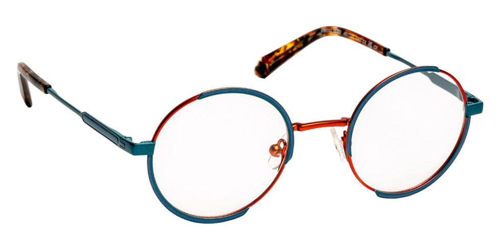 J.F. Rey PM092 6049 45 - Orange/Teal/Blue Light #id:jfrpm0926049_s:100105