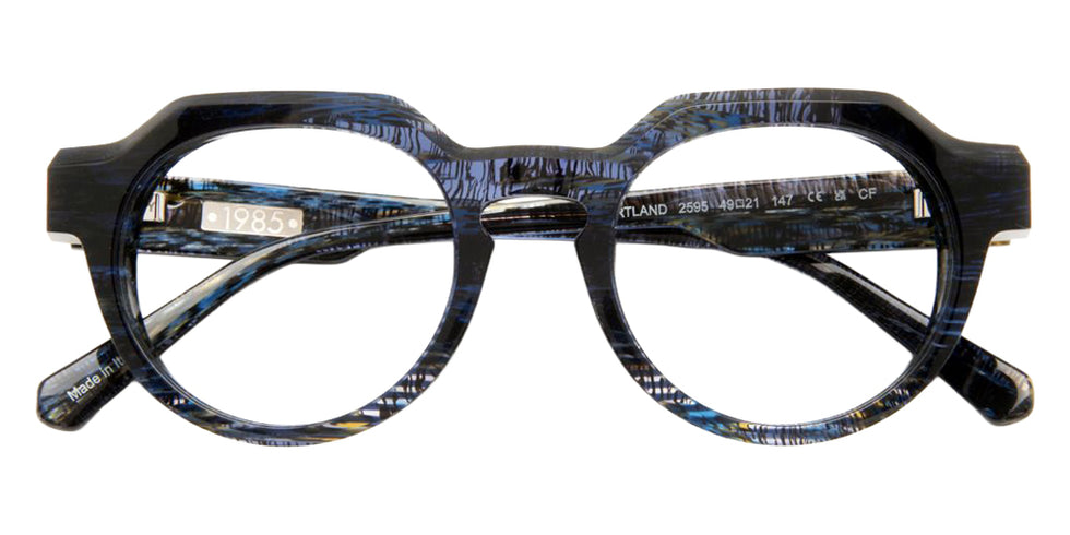 J.F. Rey Portland 2595 49 - Blue Striped/Blue Laine #id:jfrportland2595_s:102100