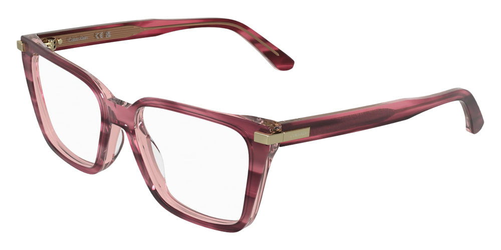 Calvin Klein CK26515 604 54 - Transparent Striped Burgundy #id:kcck26515604_s:104105