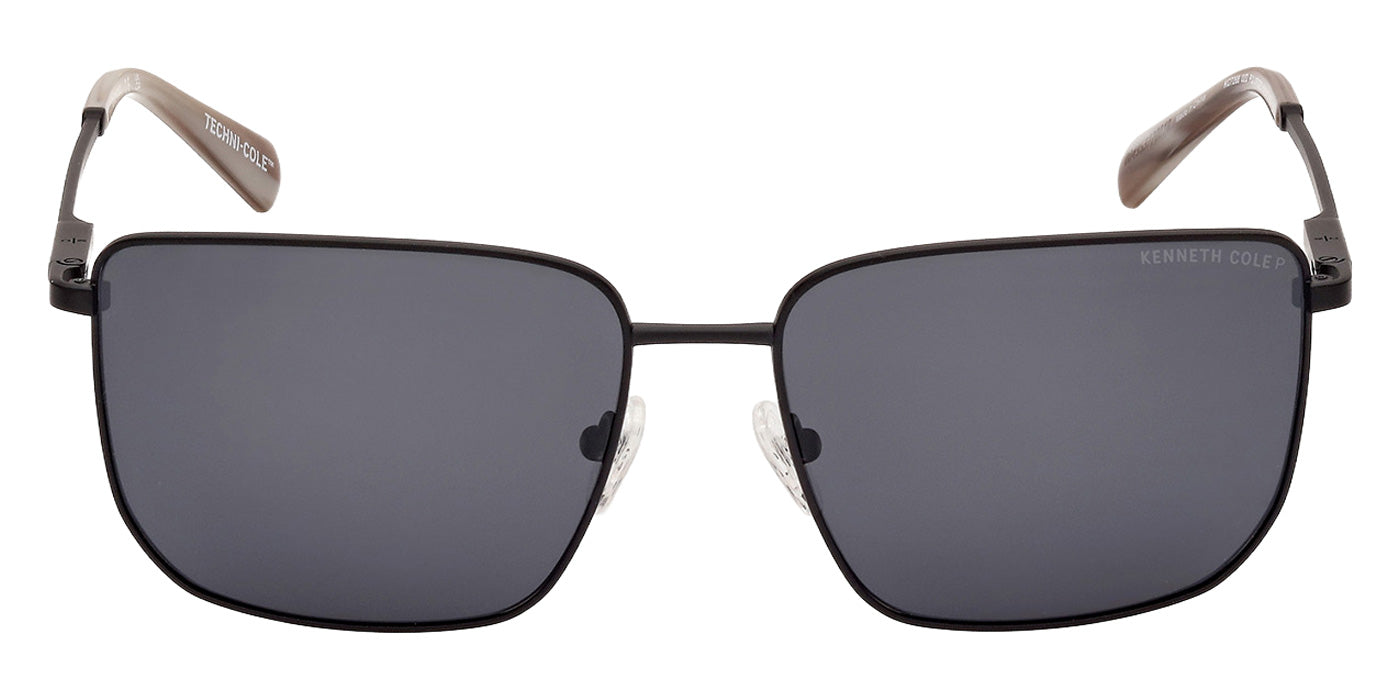 Kenneth Cole KC7268 02D 59 - Matte Black / Smoke Polarized #id:kc726802d_s:100100