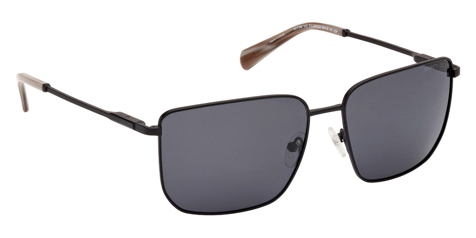 Kenneth Cole KC7268 02D 59 - Matte Black / Smoke Polarized #id:kc726802d_s:100135