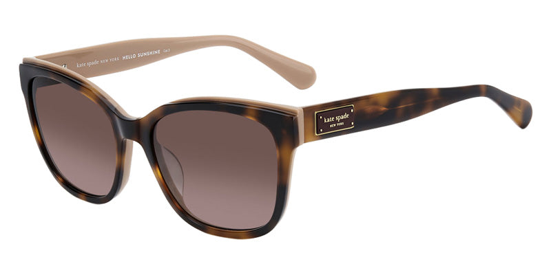 Kate Spade TH 2382/US 0807 55 - Havana / Burgundy Shaded #id:ksfatimah2s00863x_s:100105