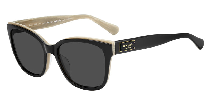 Kate Spade TH 2382/US 0KB7 55 - Black Beige / Gray #id:ksfatimah2s00wmir_s:102105