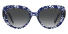 Kate Spade KS RANA 2/S 06QS9O 53 - Pattern Blue / Dark Gray Shaded #id:ksrana2s06qs9o_s:102100
