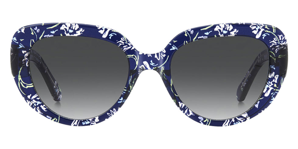 Kate Spade KS RANA 2/S 06QS9O 53 - Pattern Blue / Dark Gray Shaded #id:ksrana2s06qs9o_s:102100