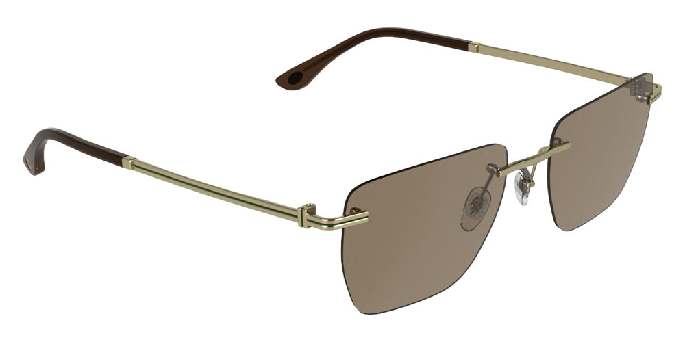 Lacoste L282S 713 55 - Matte Gold/Brown #id:lal282s713_s:106135