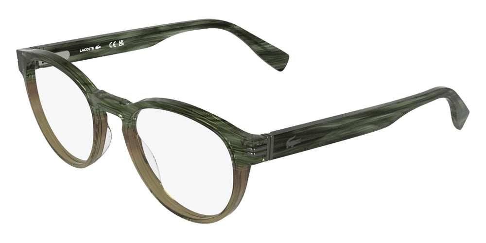 Lacoste L4023 313 51 - Striped Gradient Olive Brown #id:lal4023313_s:106105