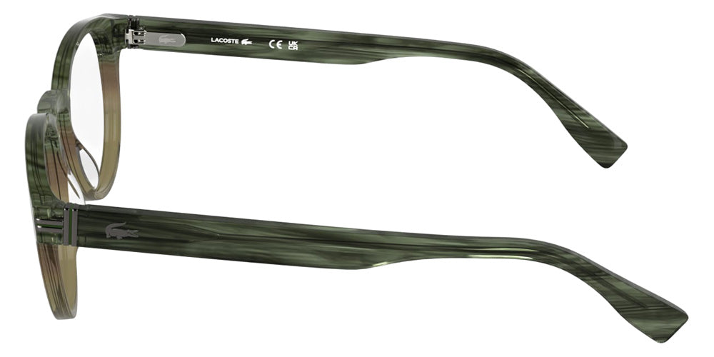 Lacoste L4023 313 51 - Striped Gradient Olive Brown #id:lal4023313_s:106110