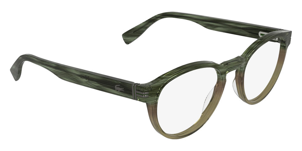 Lacoste L4023 313 51 - Striped Gradient Olive Brown #id:lal4023313_s:106135