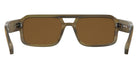 Lacoste L6102S 210 56 - Striped Brown #id:lal6102s210_s:104120