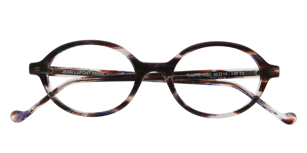 希少！jean lafont paris darling 430 leopard New Jean Lafont Purple Orange Reptile Rectangular Glasses Darling