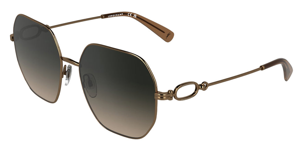 Longchamp LO187S 734 58 - Amber Gold/Gradient Smoke Brown #id:lclo187s734_s:106105