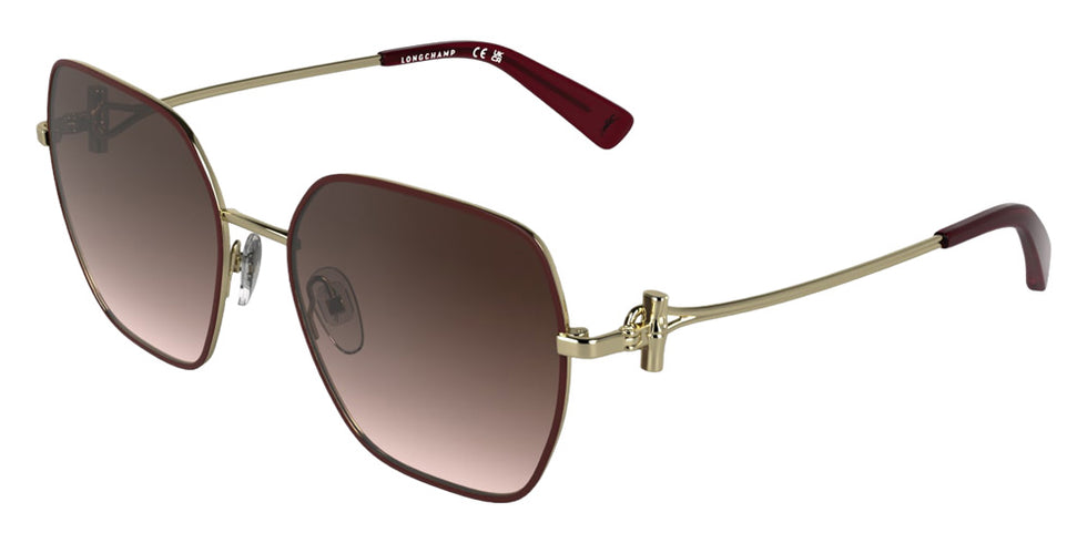 Longchamp LO190S 721 56 - Gold / Gradient Burgundy #id:lclo190s721_s:102105