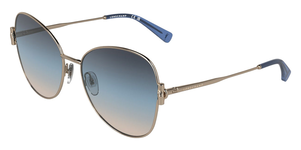Longchamp LO196S 771 58 - Rose Gold/Triple Gradient Blue #id:lclo196s771_s:104105