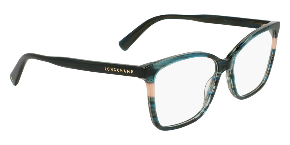 Longchamp LO2741LB 308 55 - Striped Green #id:lclo2741lb308_s:102135