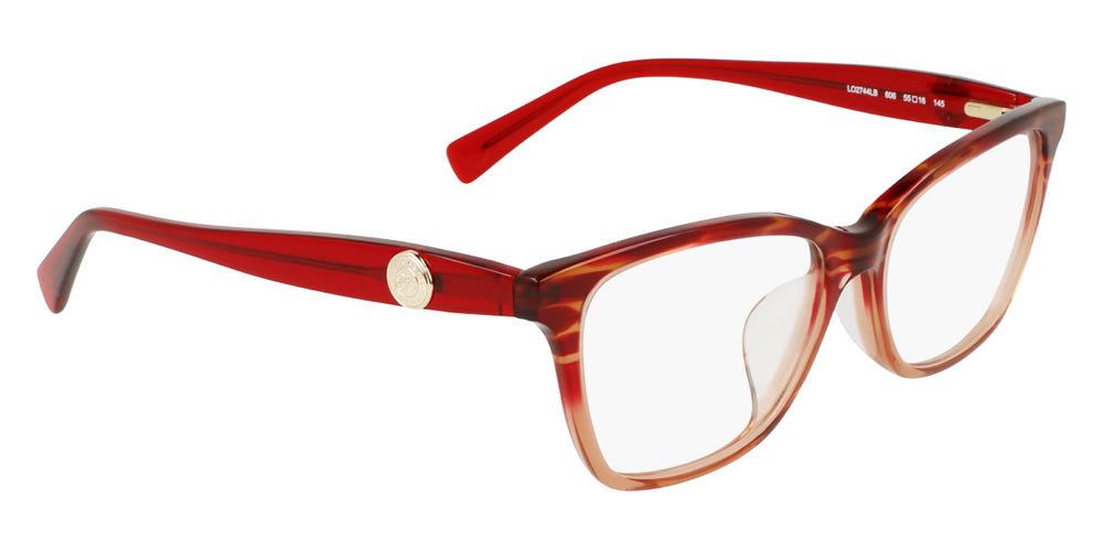 Longchamp LO2744LB N 606 55 - Textured Red #id:lclo2744lbn606_s:104135