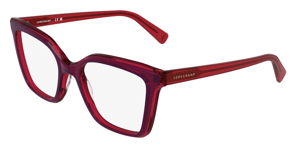 Longchamp LO2795 504 53 - Opaline Purple/Transparent Red #id:lclo2795504_s:104105