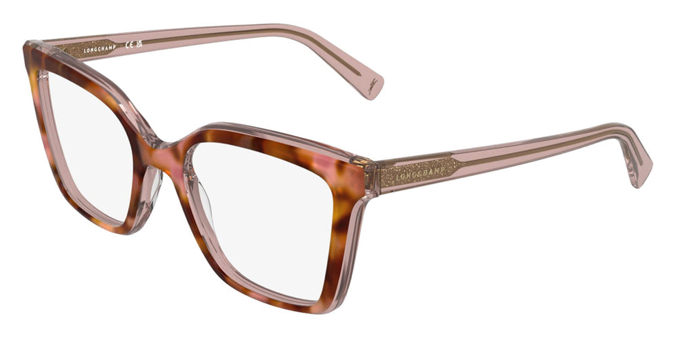 Longchamp LO2795 691 53 - Rose Havana/Transparent Rose #id:lclo2795691_s:106105