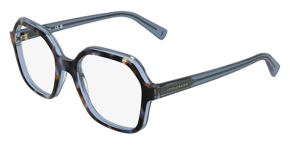 Longchamp LO2796 439 53 - Azure Havana/Transparent Azure #id:lclo2796439_s:104105