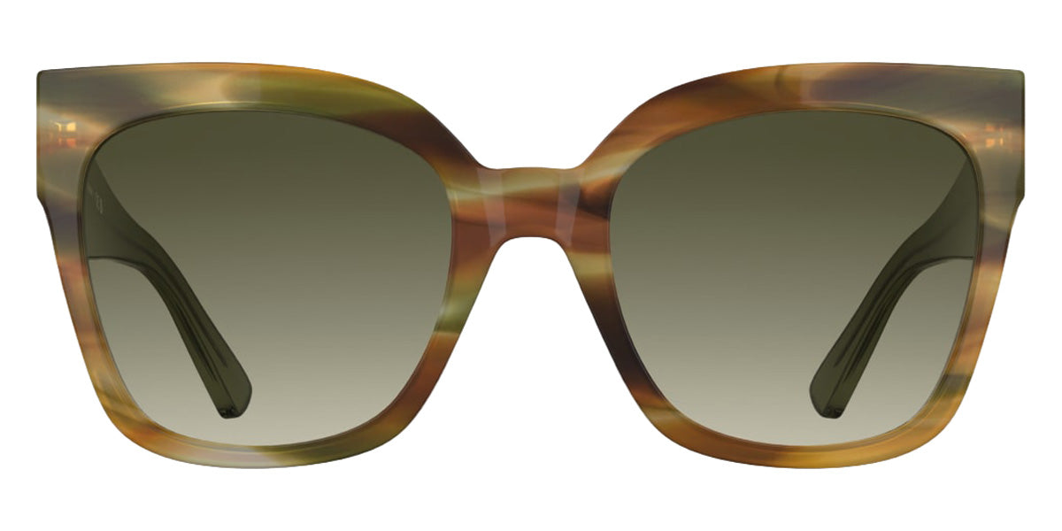 Longchamp LO717S 324 55 - Striped Khaki Brown Havana #id:lclo717s324_s:100100