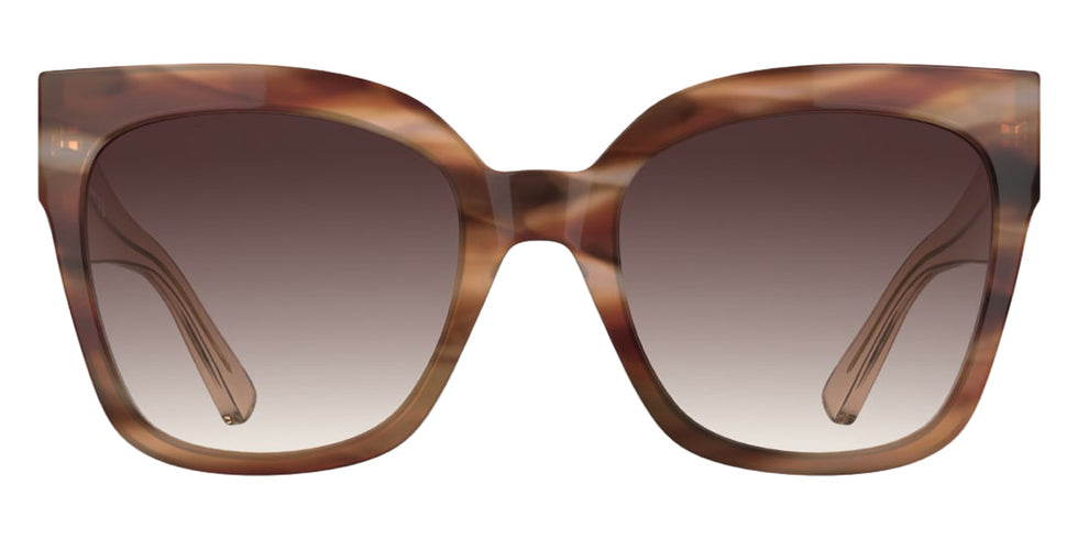 Longchamp LO717S 848 55 - Striped Brick Brown Havana #id:lclo717s848_s:102100
