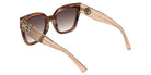 Longchamp LO717S 848 55 - Striped Brick Brown Havana #id:lclo717s848_s:102115