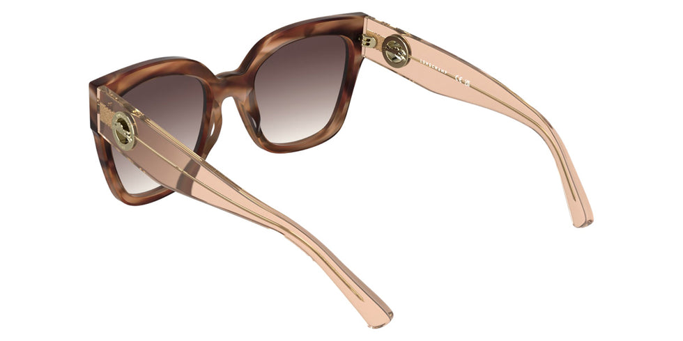 Longchamp LO717S 848 55 - Striped Brick Brown Havana #id:lclo717s848_s:102115