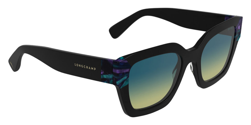 Longchamp LO771S 007 50 - Black/Marble Turquoise #id:lclo771s007_s:100135