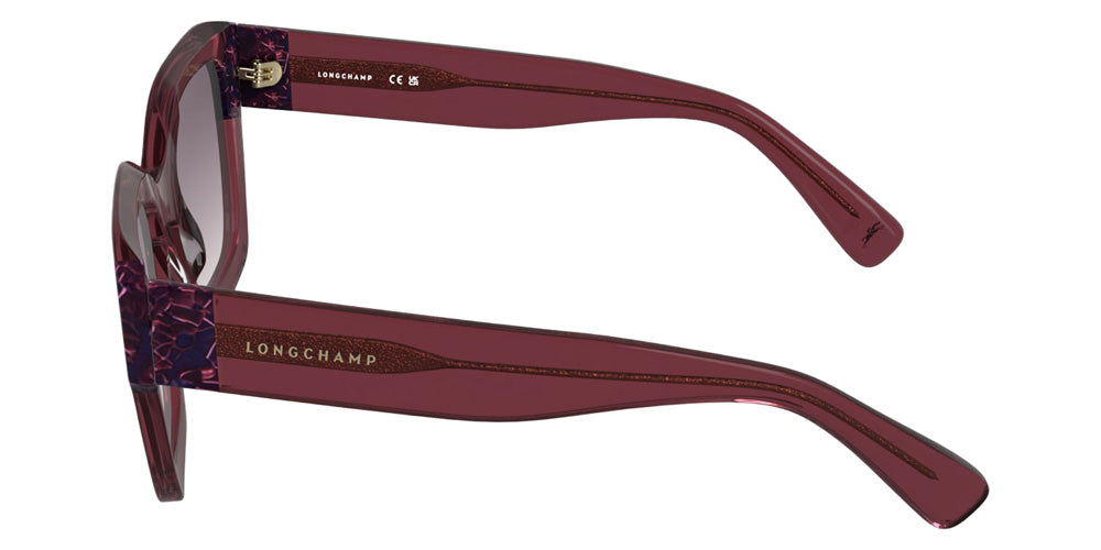 Longchamp LO771S 615 50 - Transparent Wine/Marble Burgundy #id:lclo771s615_s:102110