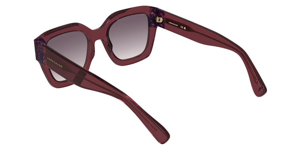 Longchamp LO771S 615 50 - Transparent Wine/Marble Burgundy #id:lclo771s615_s:102115