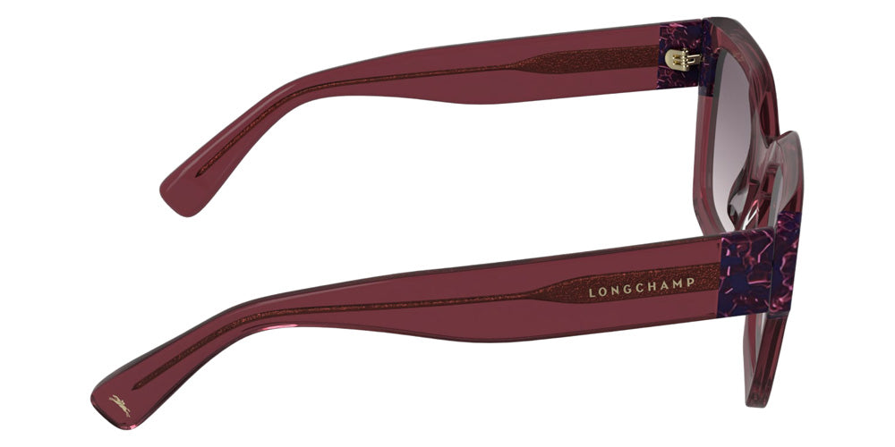 Longchamp LO771S 615 50 - Transparent Wine/Marble Burgundy #id:lclo771s615_s:102130