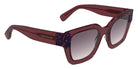 Longchamp LO771S 615 50 - Transparent Wine/Marble Burgundy #id:lclo771s615_s:102135