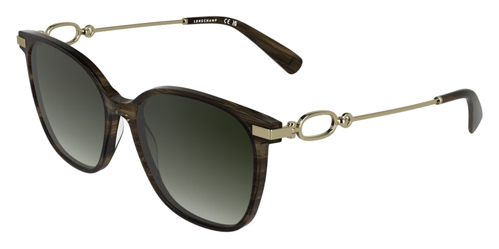 Longchamp LO805S 211 55 - Striped Brown #id:lclo805s211_s:102105