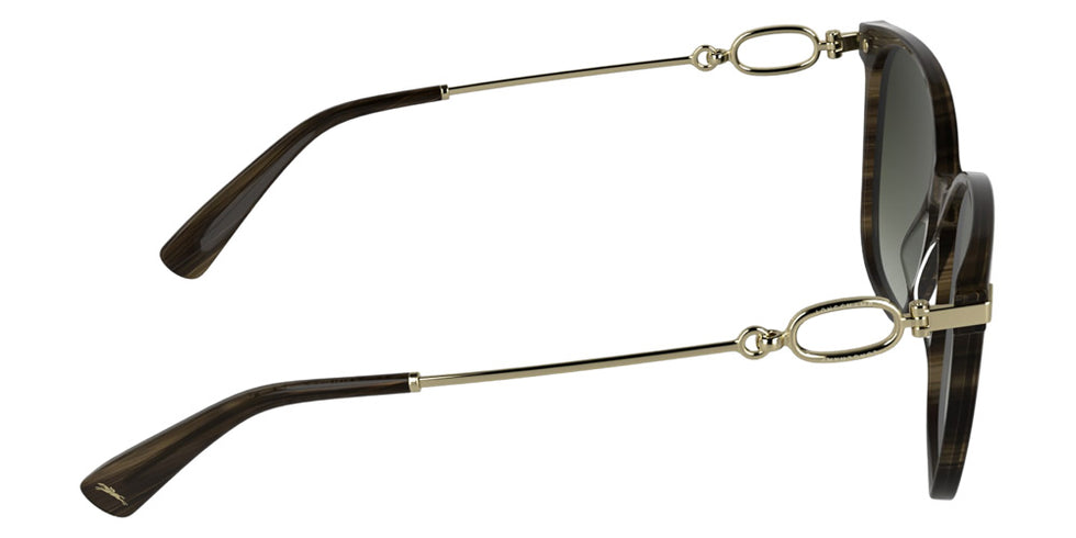 Longchamp LO805S 211 55 - Striped Brown #id:lclo805s211_s:102130