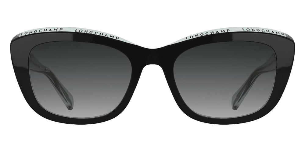 Longchamp LO817S 018 53 - Black/Transparent Gray #id:lclo817s018_s:100100