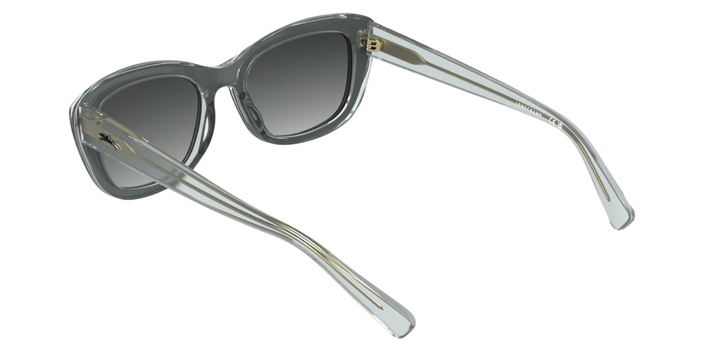 Longchamp LO817S 018 53 - Black/Transparent Gray #id:lclo817s018_s:100115