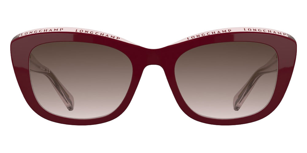 Longchamp LO817S 623 53 - Burgundy/Transparent Rose #id:lclo817s623_s:104100
