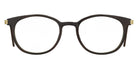 Lindberg 1818 50 - H26 GT Deep Black/Light Brown #id:lnd1818h26gt_s:200100