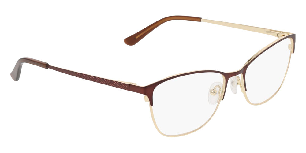 Marchon NYC M-4035 211 53 - Matte Brown/Gold #id:mm4035211_s:102135