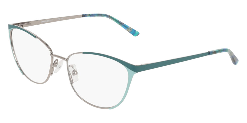 Marchon NYC M-4037 440 53 - Teal/Gun #id:mm4037440_s:102105